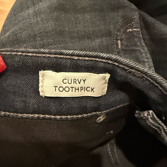 J. Crew Curvy Toothpick Dark Wash Jeans - Picture 7 of 8